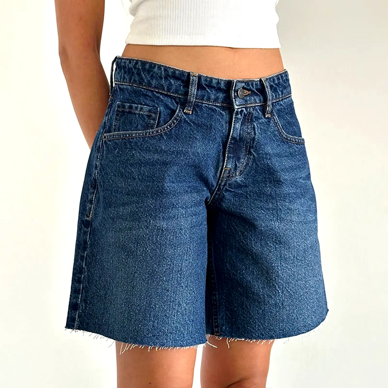 Noa Vintage Denim Bermudas Shorts