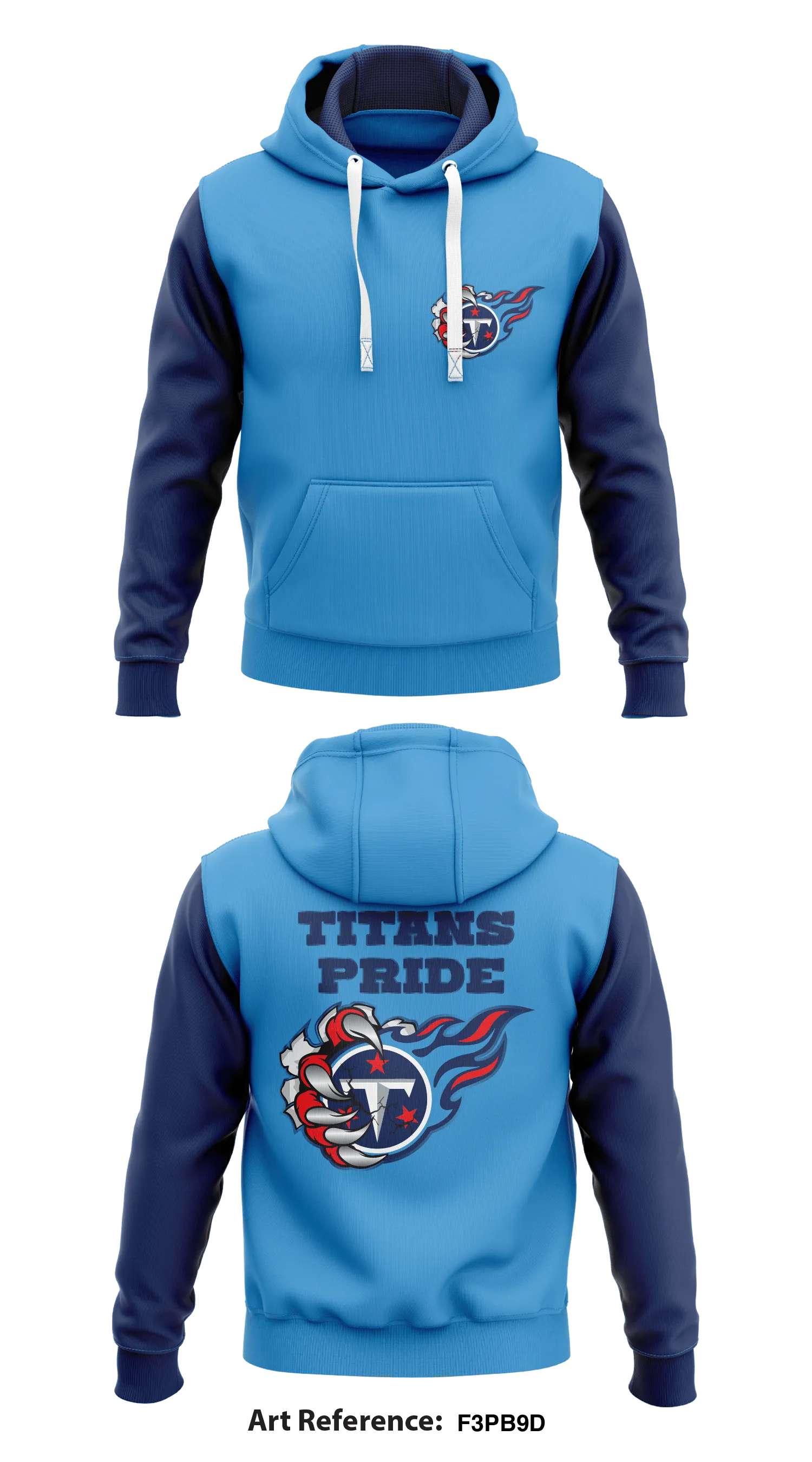 North Tampa Titans  Store 1  Core Men's Hooded Performance Sweatshirt - F3pB9d