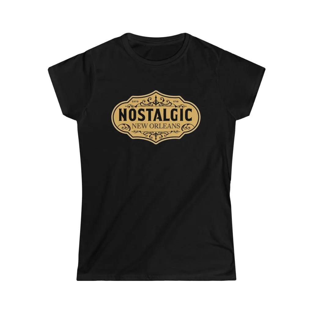 Nostalgic New Orleans Women's Softstyle Tee