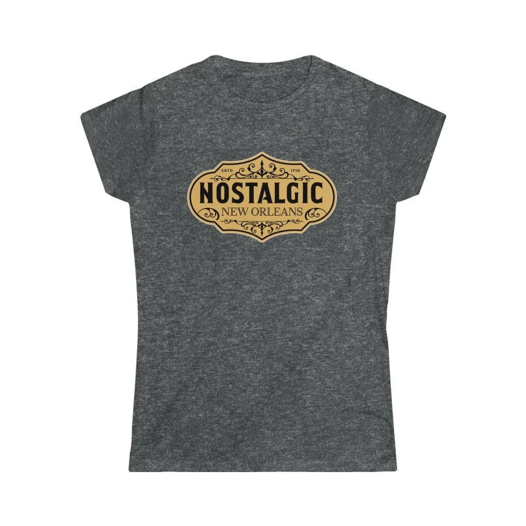 Nostalgic New Orleans Women's Softstyle Tee
