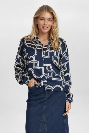 NULETTY LOOSE SHIRT - Dark Sapphire