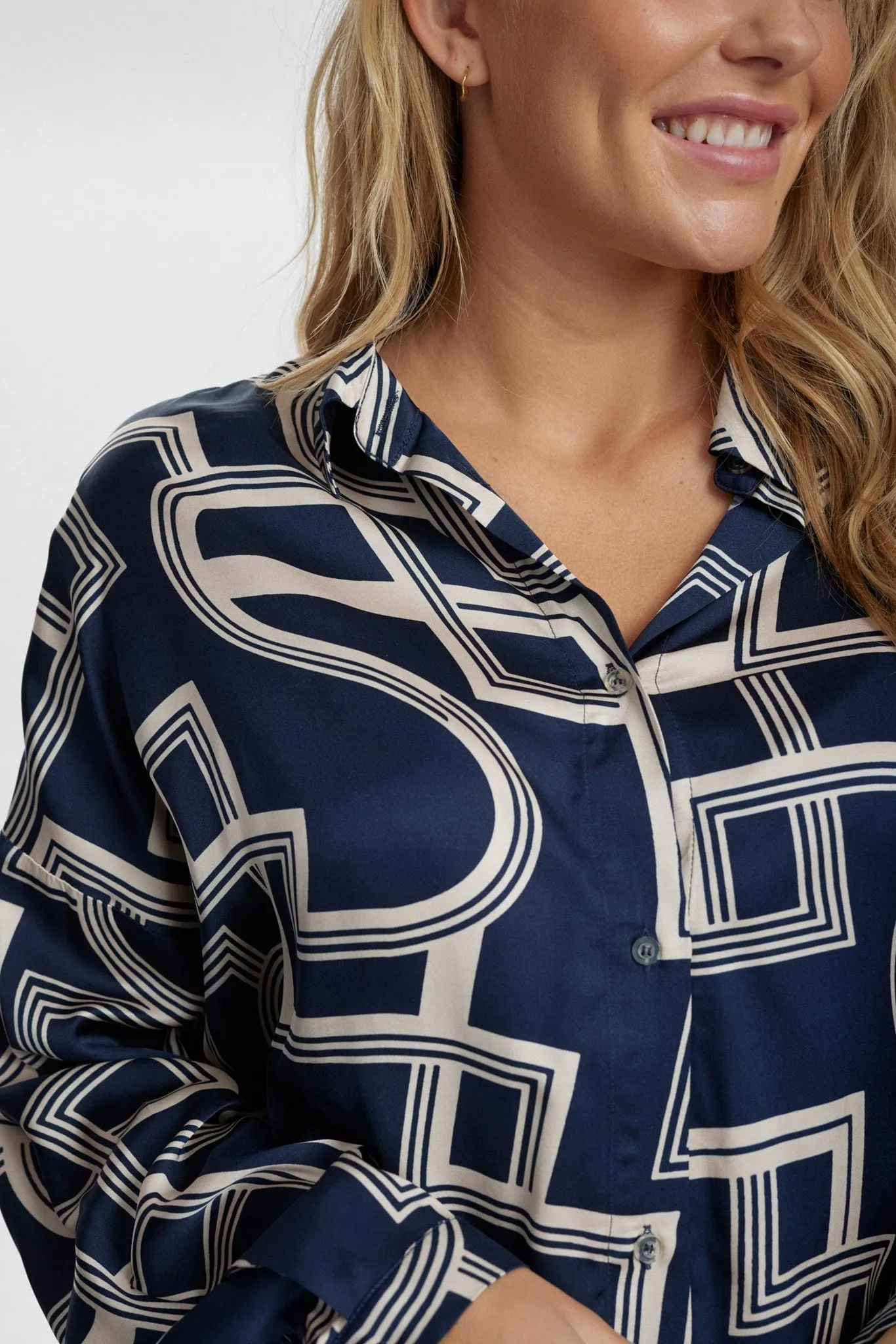 NULETTY LOOSE SHIRT - Dark Sapphire
