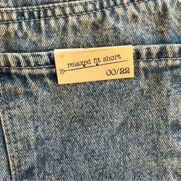NWT BanJara Rhinestone Super High Rise Relaxed Fit Denim Shorts/Size 00