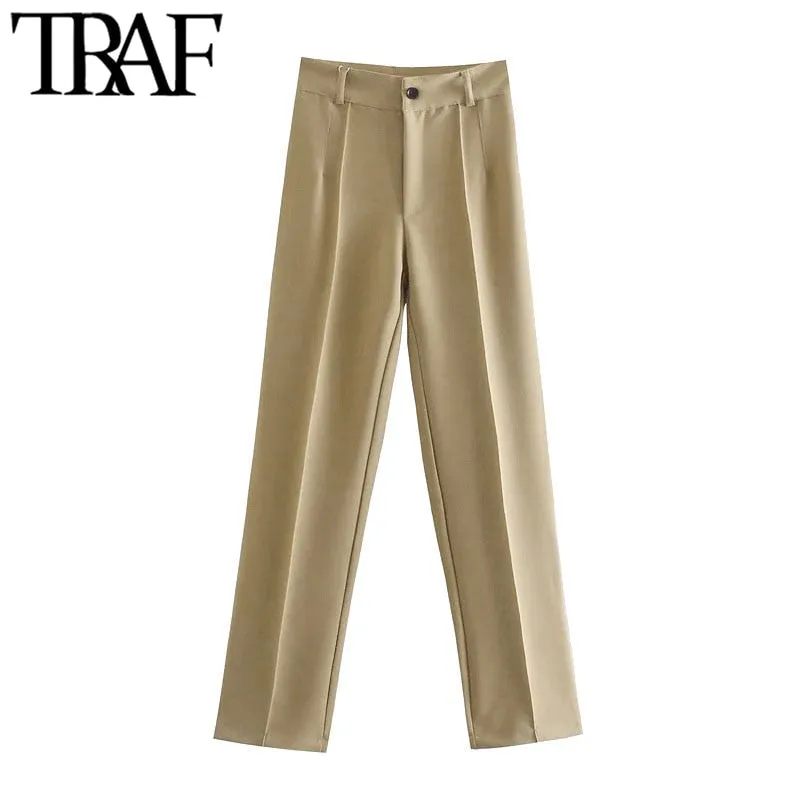 Office Wear Straight Pants