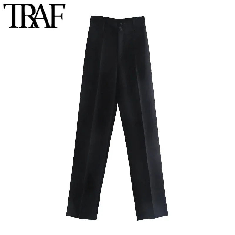 Office Wear Straight Pants