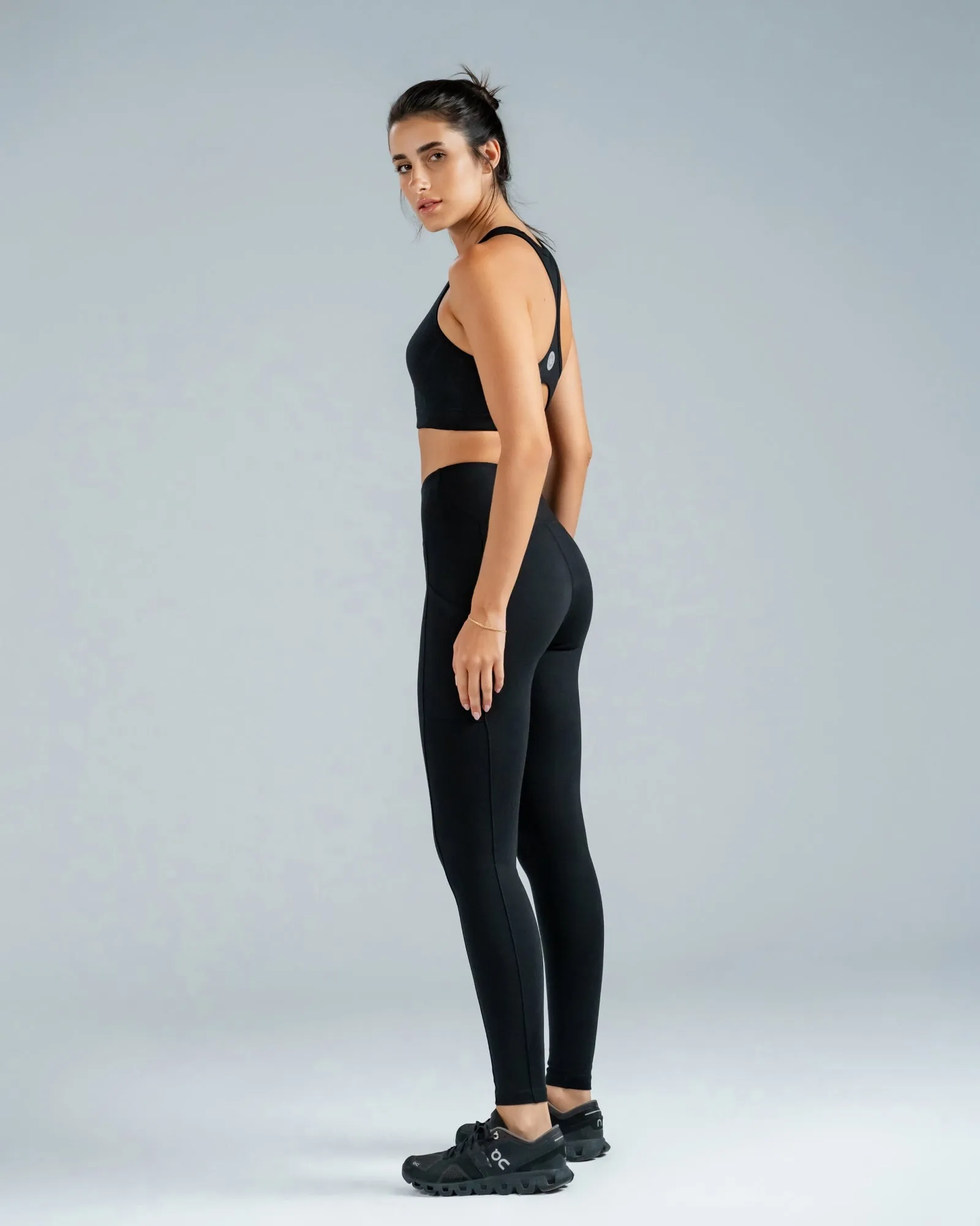 Onyx Black Sports Leggings