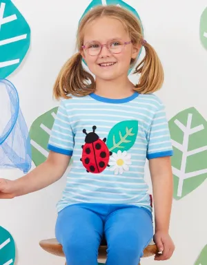 Organic Ladybird Applique T-Shirt