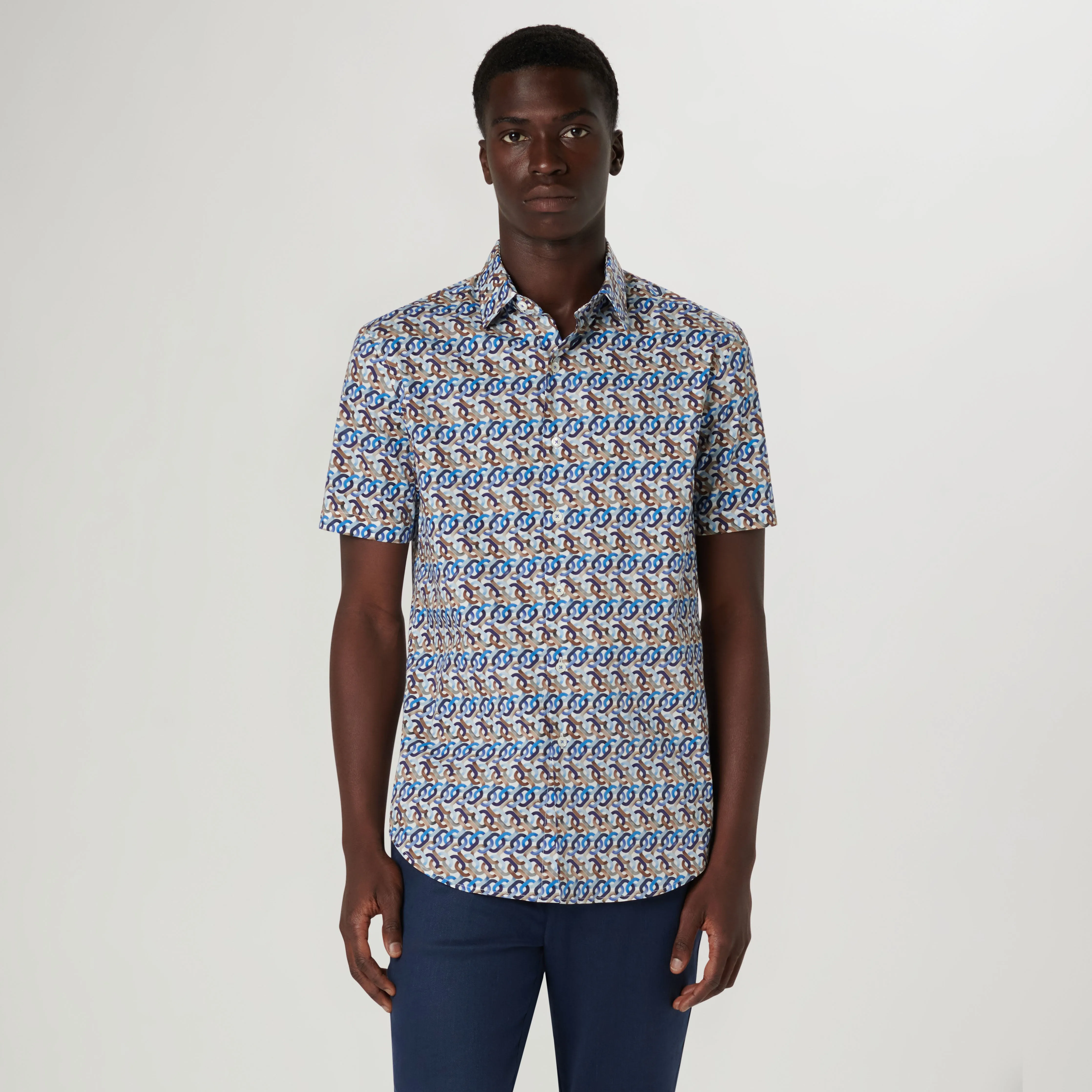 Orson Chain Link Short Sleeve Shirt