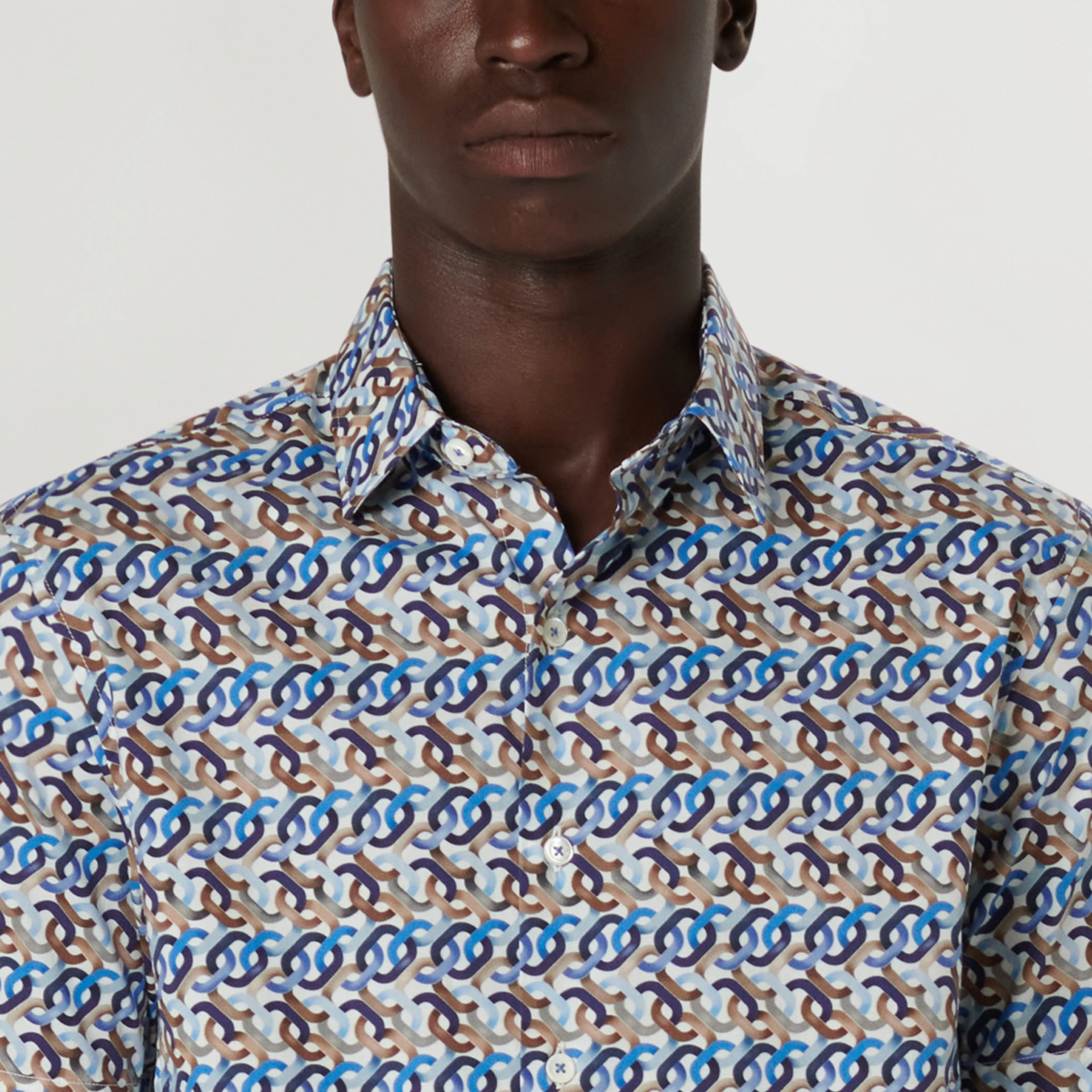 Orson Chain Link Short Sleeve Shirt