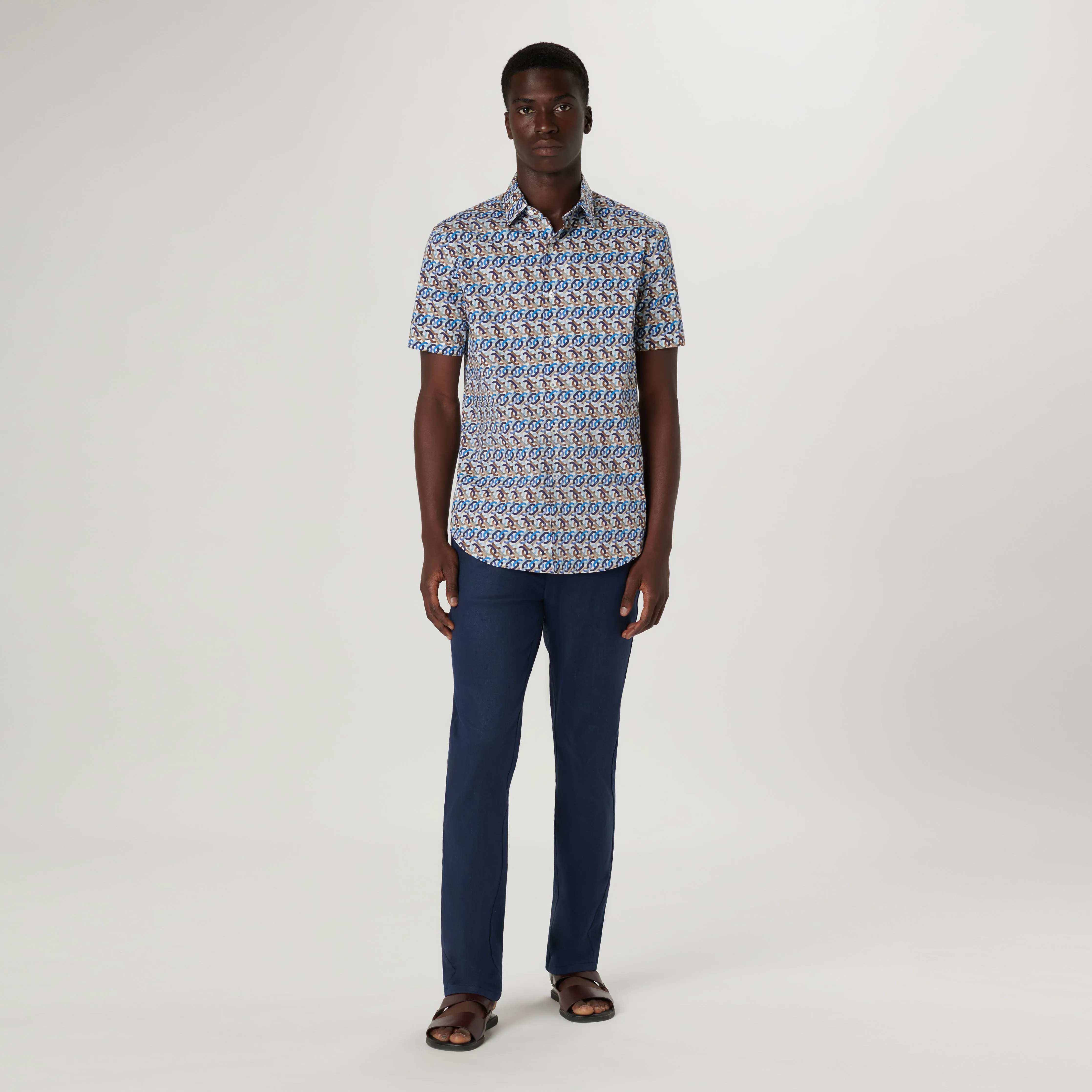 Orson Chain Link Short Sleeve Shirt
