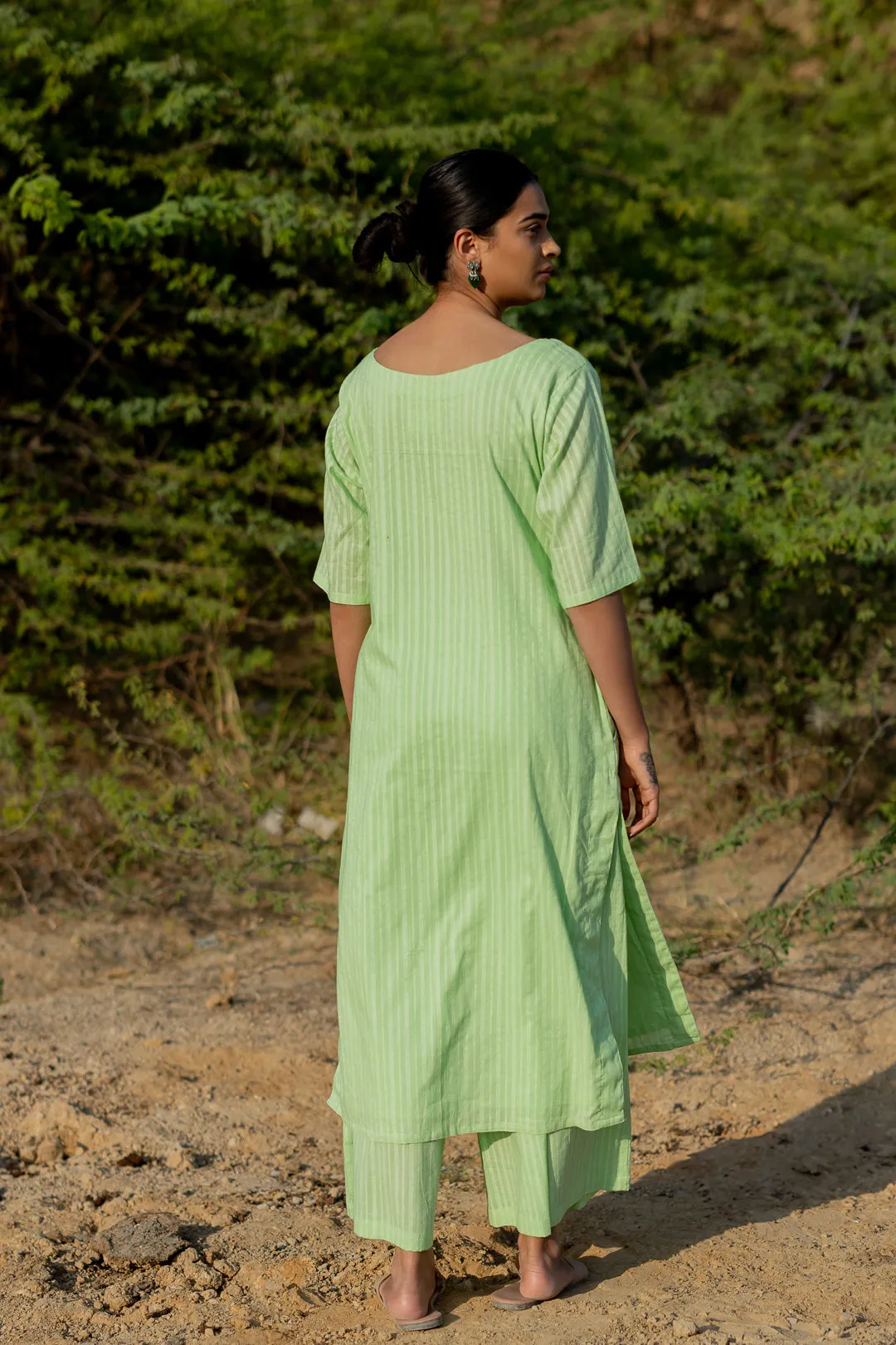 Pastel Green Kurta Set