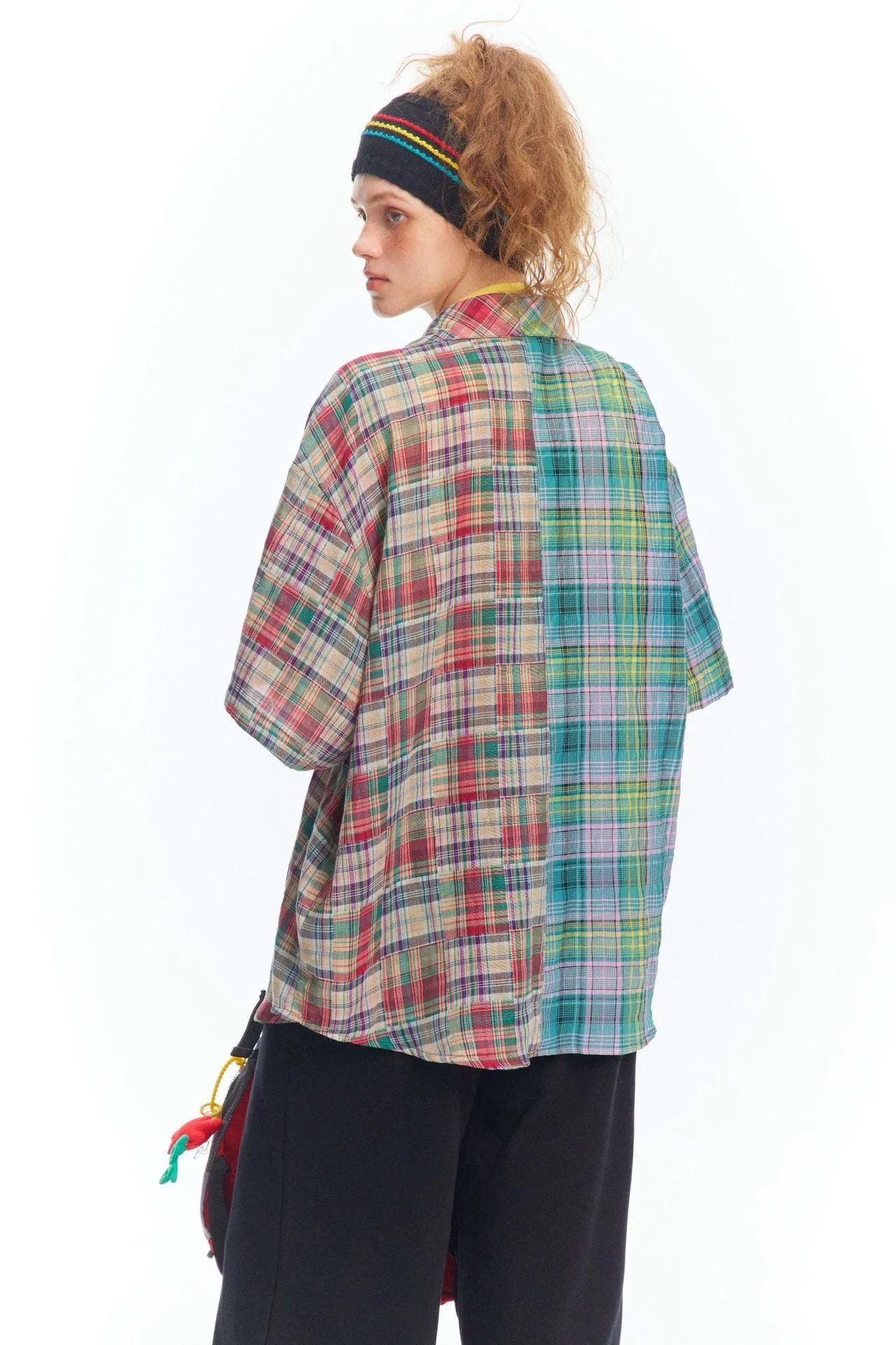 Patchwork shirt-D347 | Inspanda