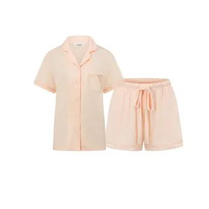 Peach Short Set