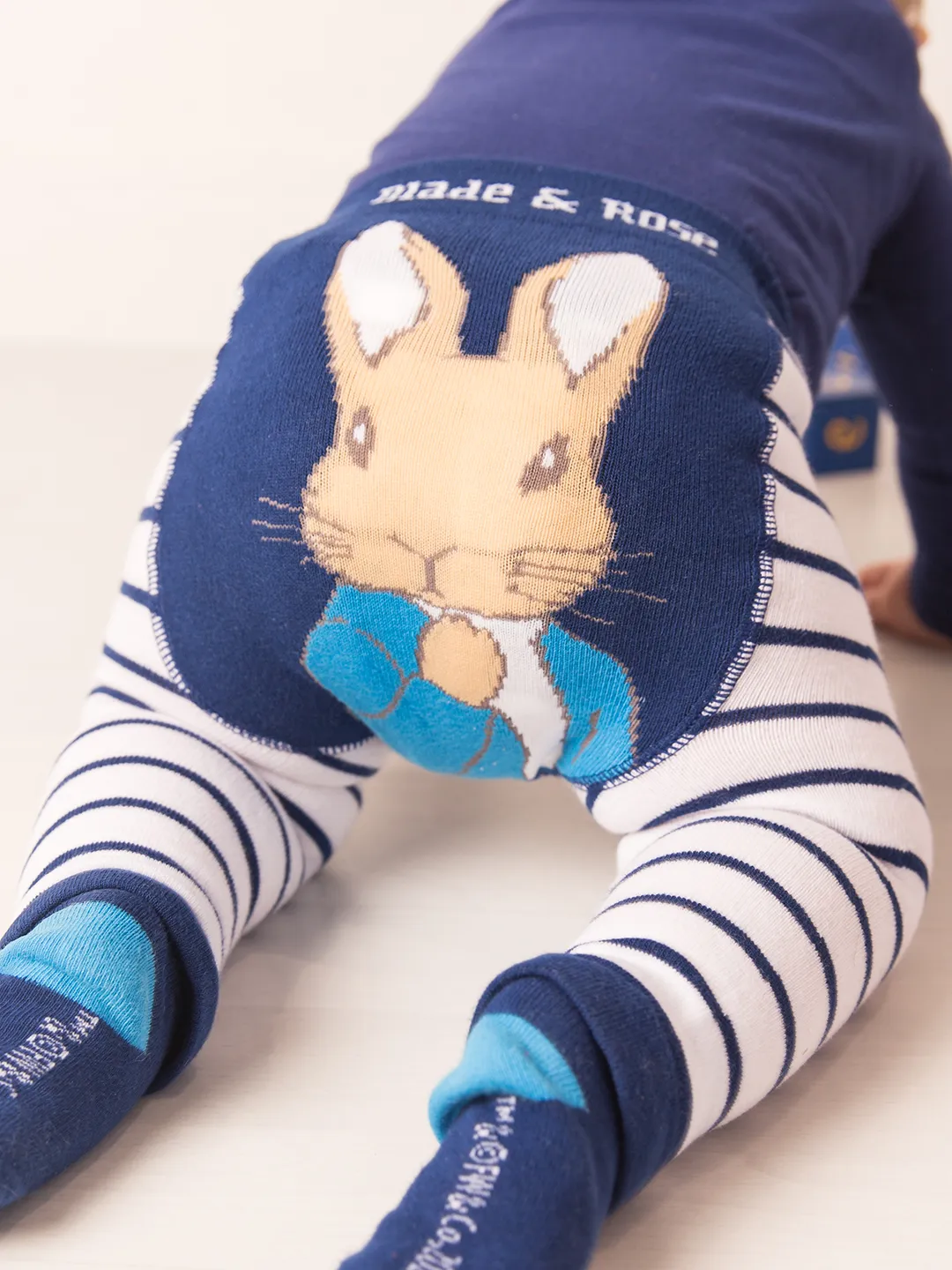 Peter Rabbit Navy Striped Leggings