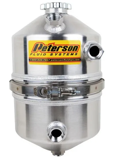 Peterson 3 Gallon Dry Sump Oil Tank With Single Scavenge Inlet