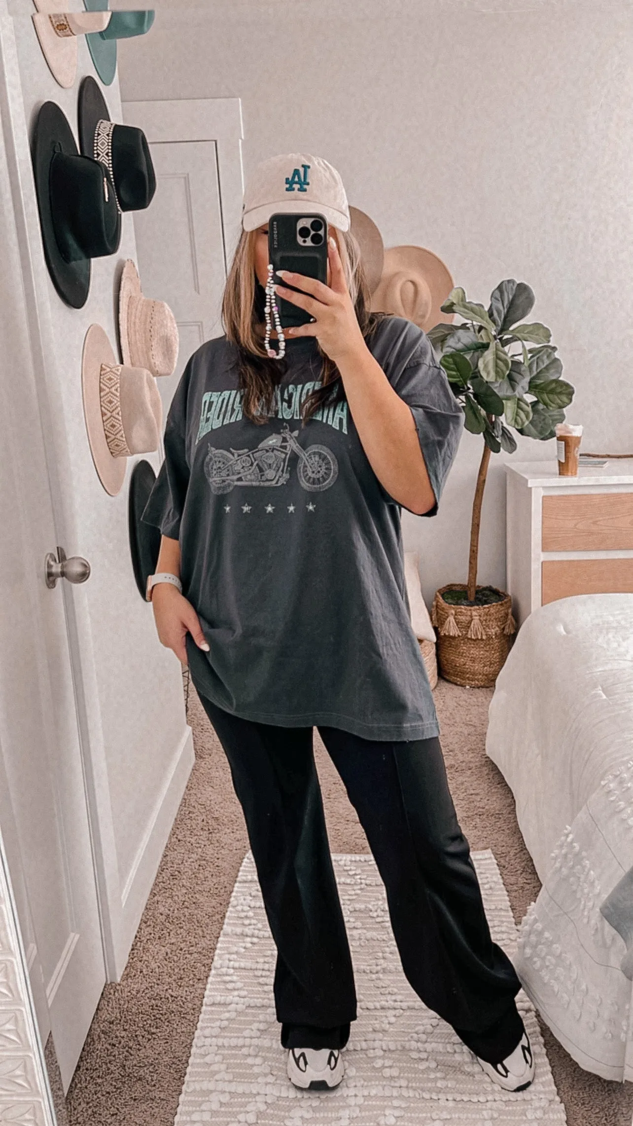 Pin Tuck high rise flare pants (3 COLORS)