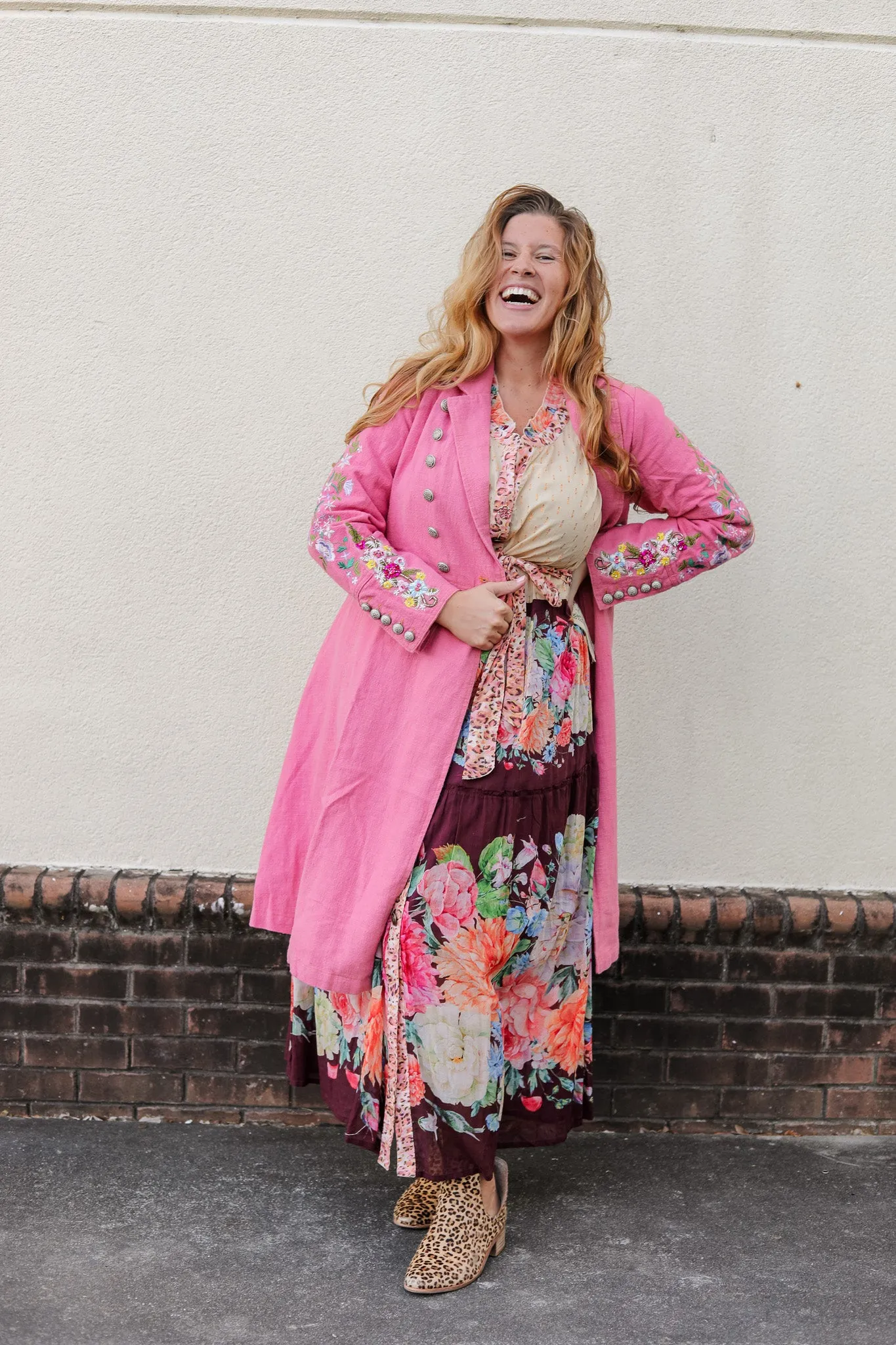 Pink City Coat