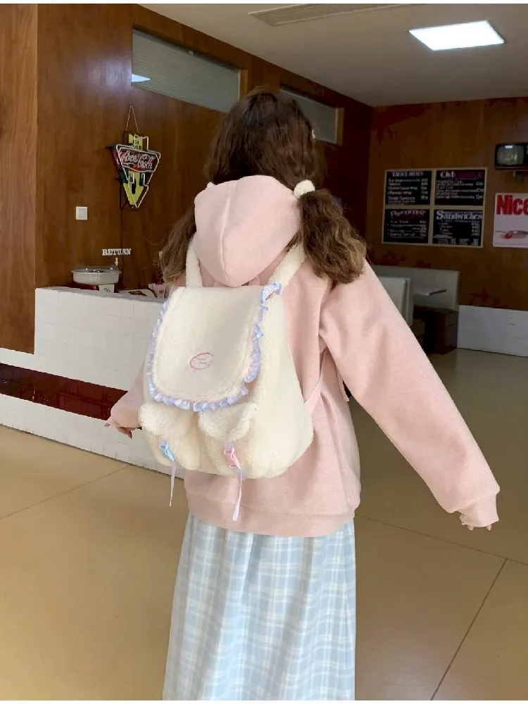 pink sweater loose casual cardigan