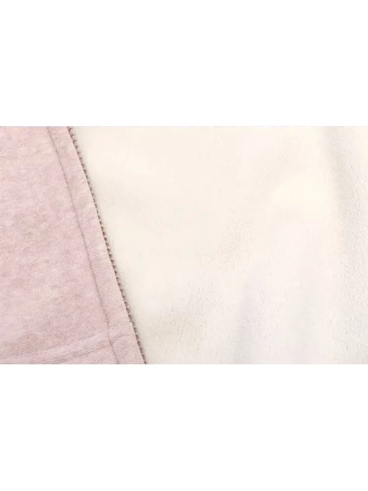 pink sweater loose casual cardigan
