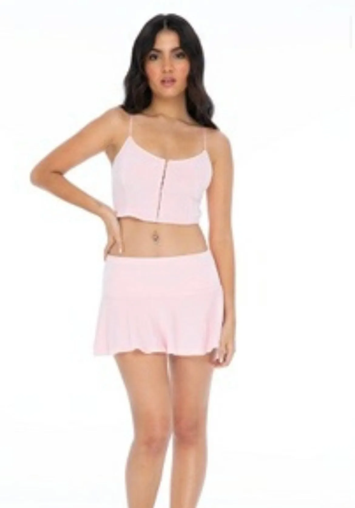 Pink Velvet Top
