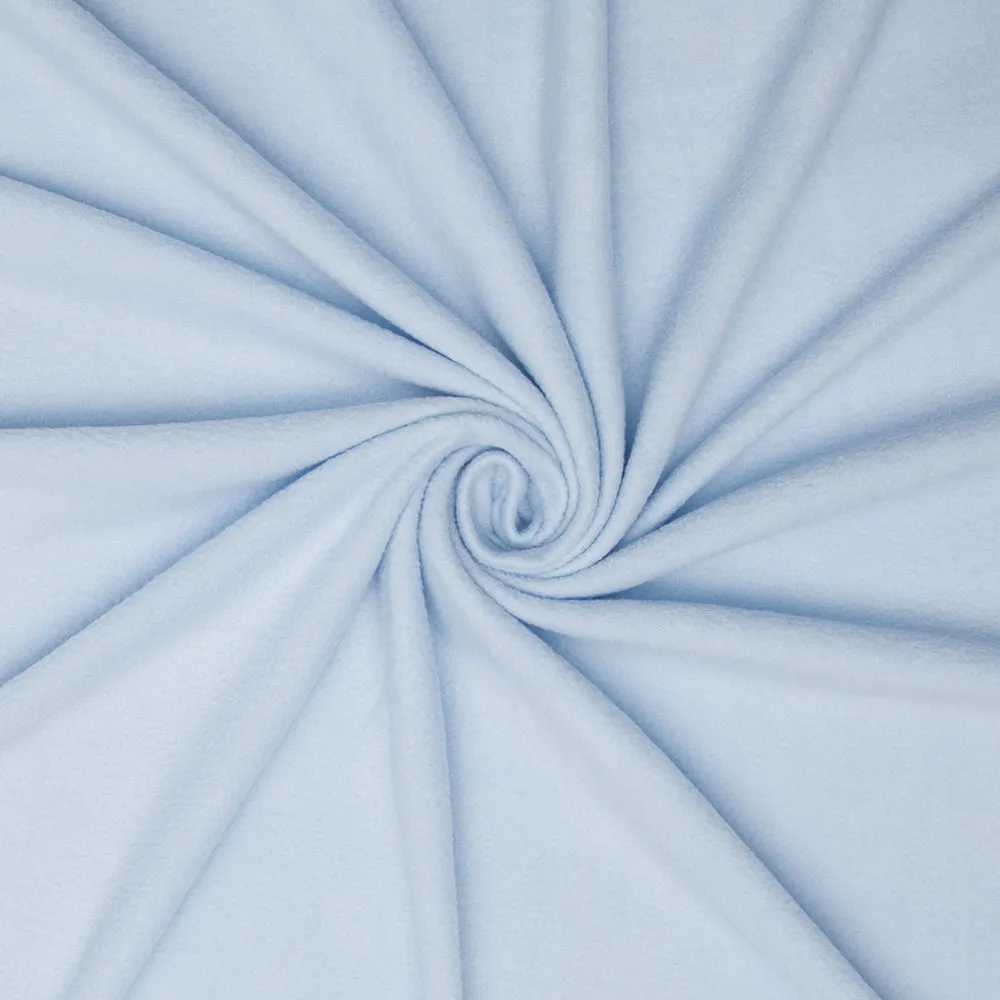 Plain Polar Fleece Baby Blue 140cm