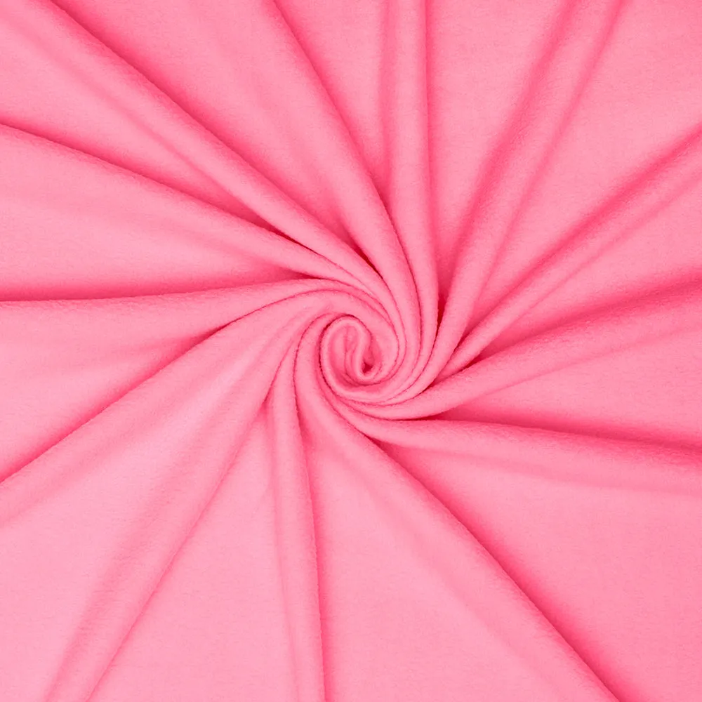 Plain Polar Fleece Baby Pink 140cm