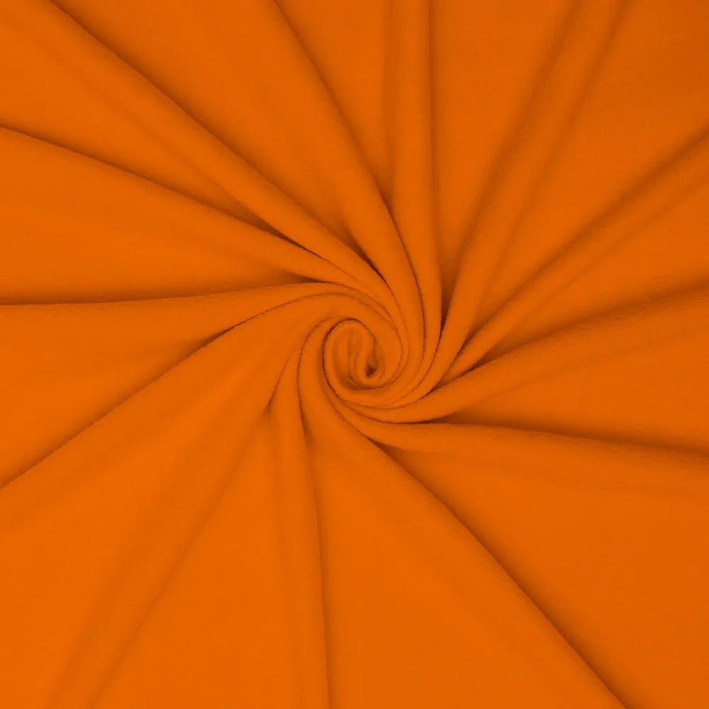 Plain Polar Fleece Burnt Orange 140cm