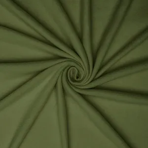 Plain Polar Fleece Olive Green 140cm