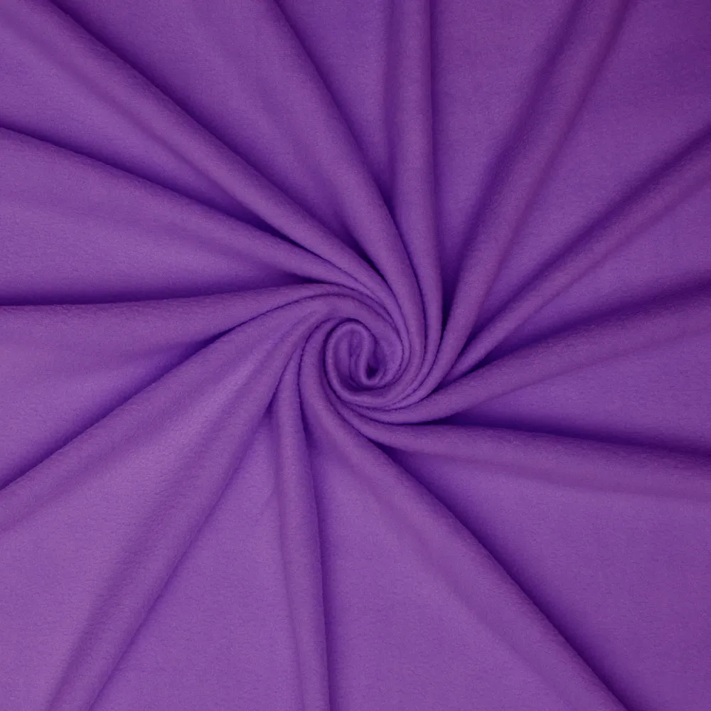 Plain Polar Fleece Purple 140cm
