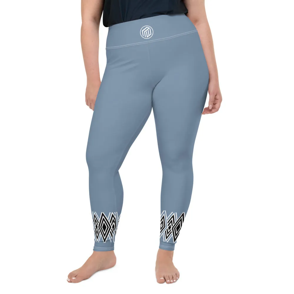 Plus Size   Blue Dollie Leggings
