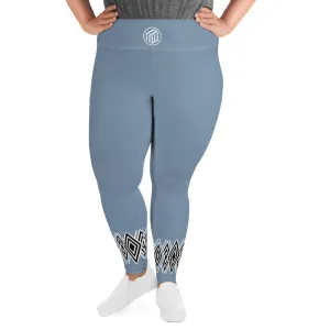 Plus Size   Blue Dollie Leggings