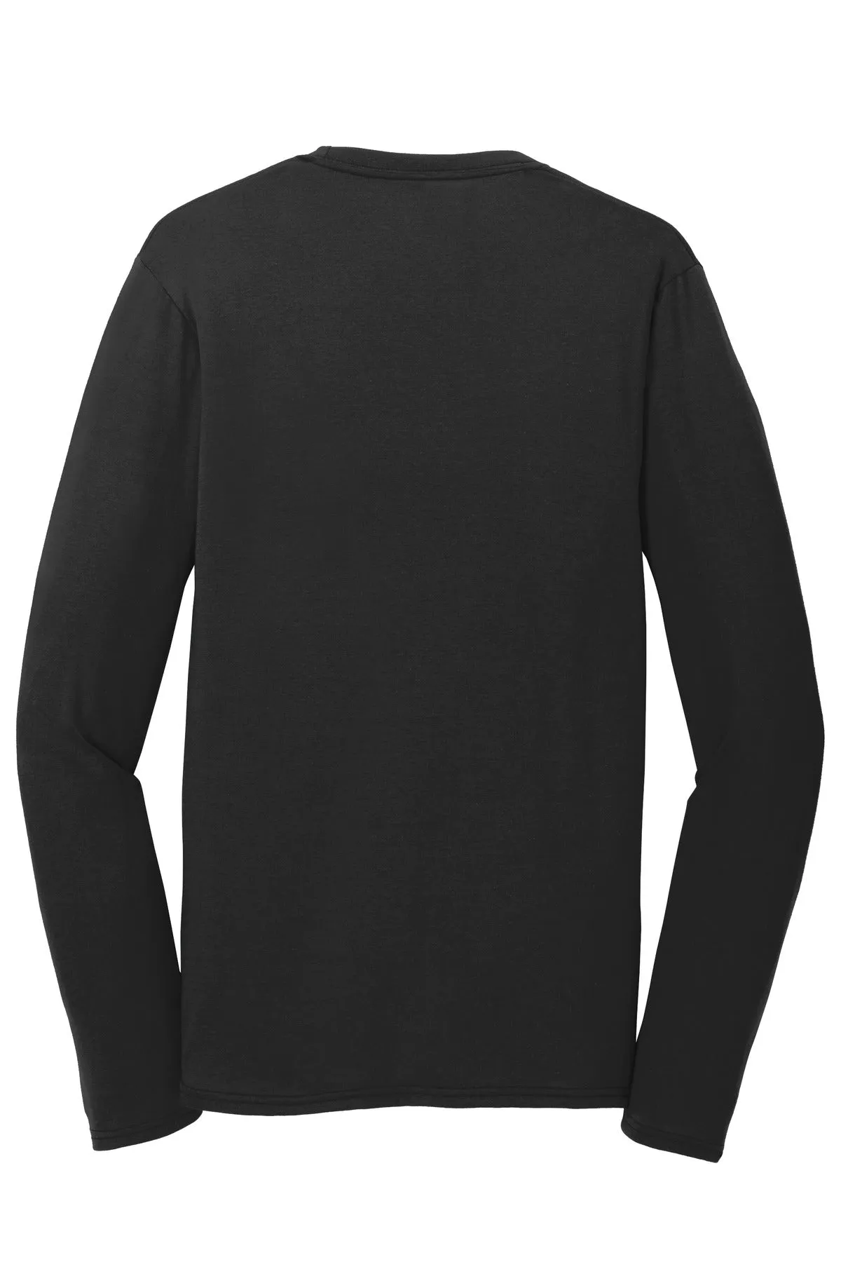 Port & Company Long Sleeve Performance Blend Tee. PC381LS Jet Black