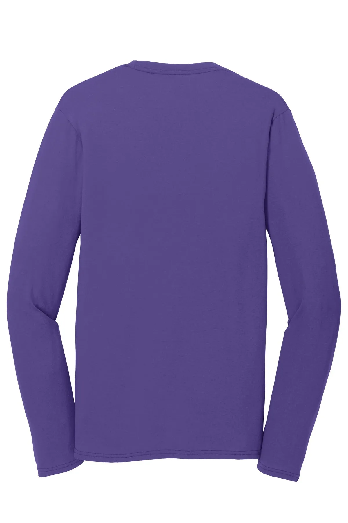 Port & Company Long Sleeve Performance Blend Tee. PC381LS Purple