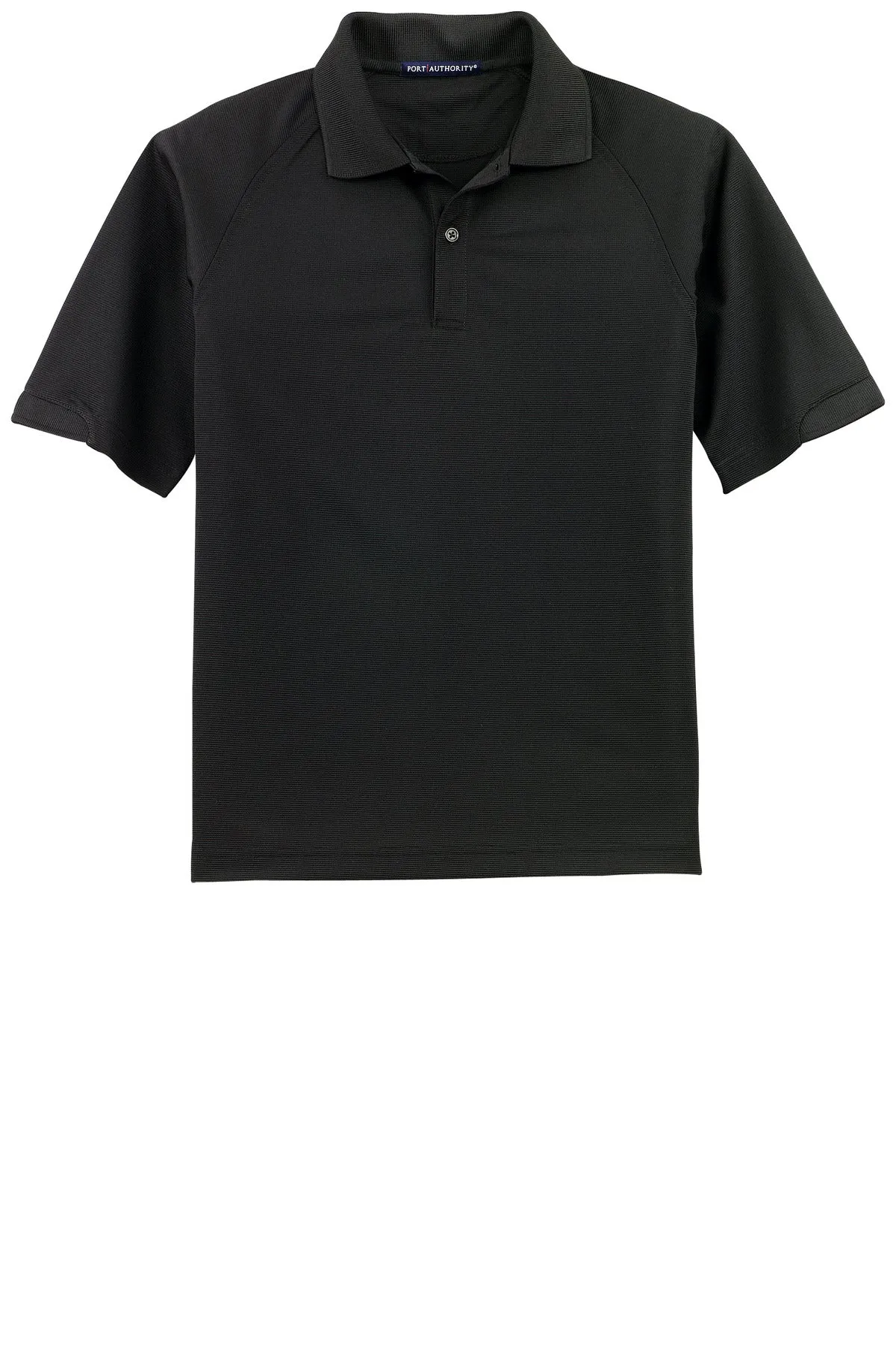 Port Authority Tall Dry Zone Ottoman Polo. TLK525 Black Tall