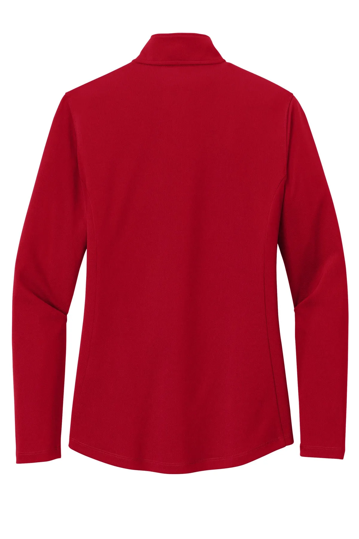 Port Authority Women's Dry Zone UV Micro-Mesh 1/4-Zip LK112 Rich Red