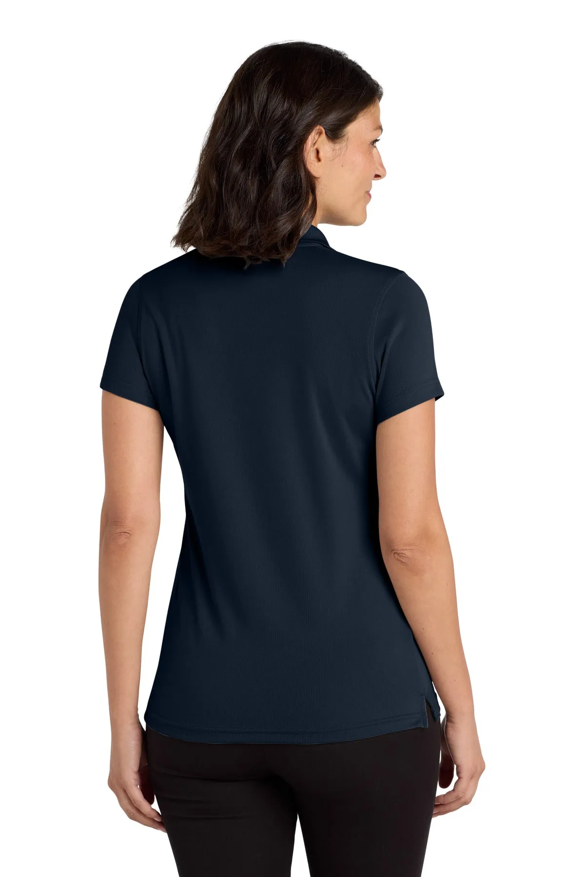 Port Authority Women's Dry Zone UV Micro-Mesh Polo. LK110 River Blue Navy