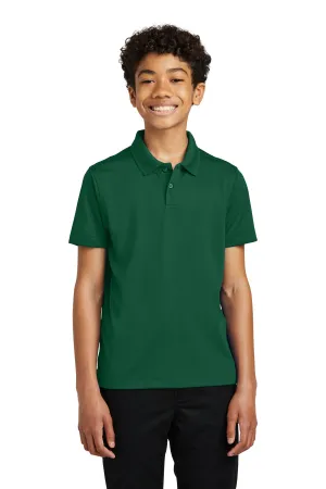 Port Authority Youth Dry Zone UV Micro-Mesh Polo Y110 Deep Forest Green