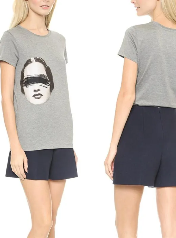 PRINT TEES CASUAL LOOSE WOMEN T-SHIRT