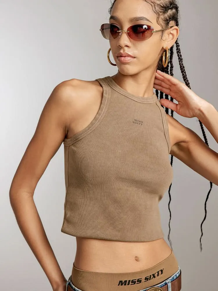 Printed Slim Fit Tank Top
