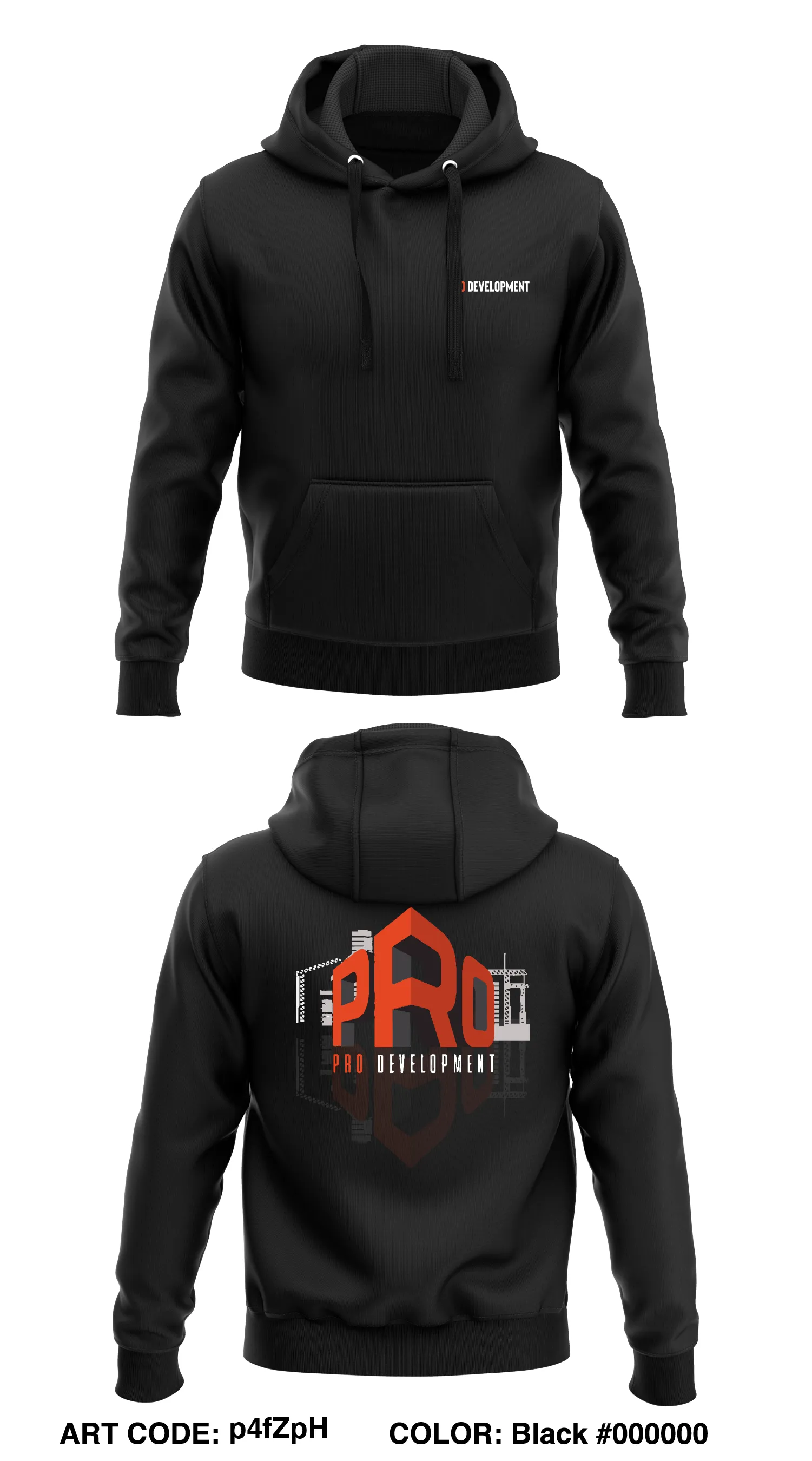 Pro Development Store 1  Core Men's Hooded Performance Sweatshirt - p4fzph