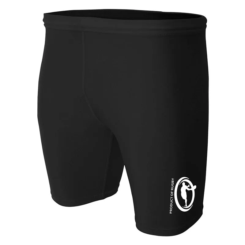 Product of Rugby - Ladies Spandex Shorts - Black