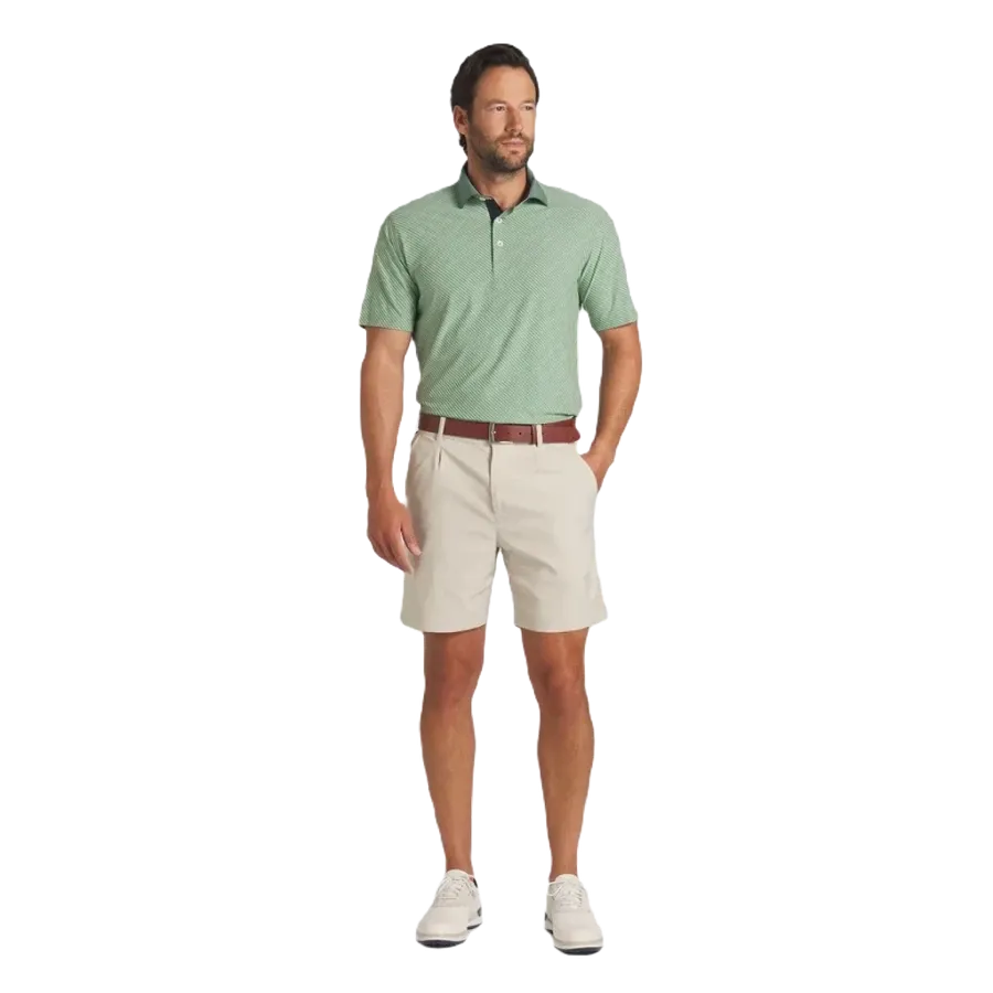 Puma AP Jacquard Stripe Golf Polo - Green