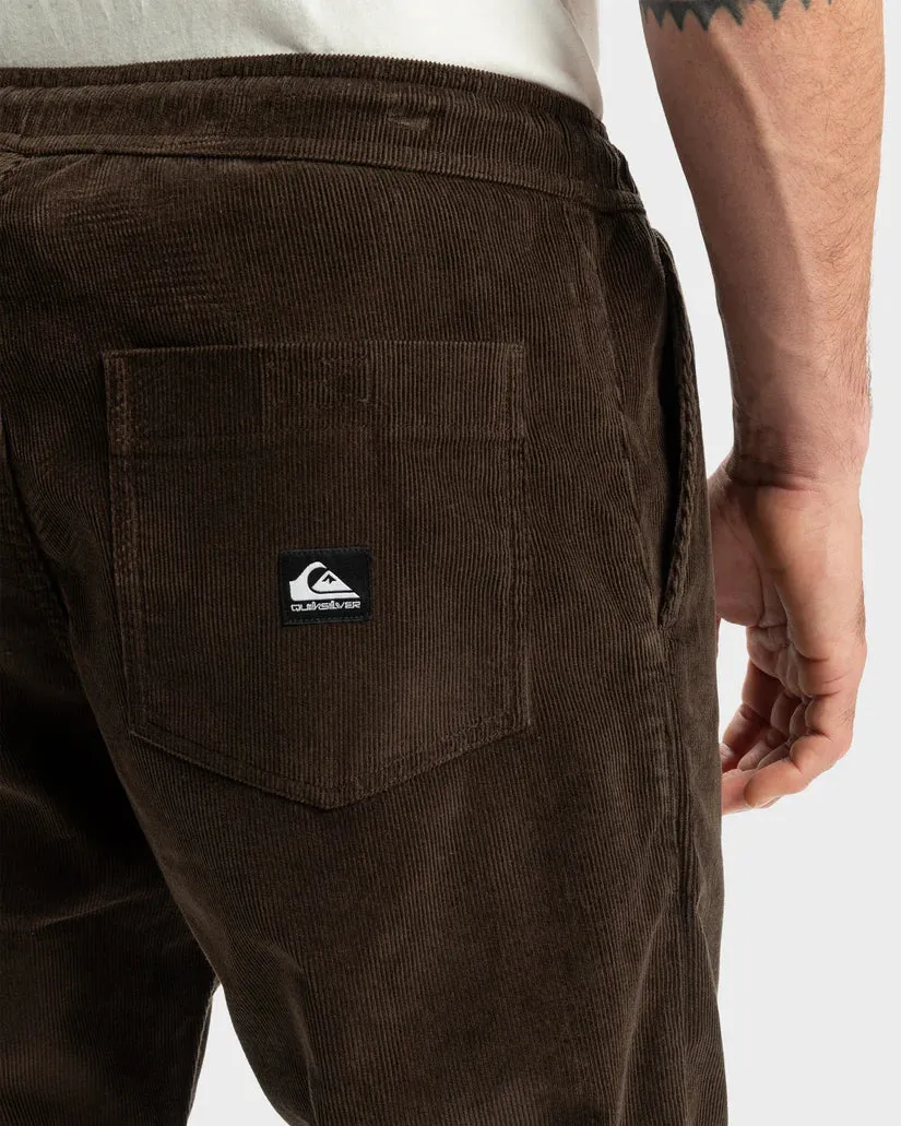 Quiksilver Taxer Cord Pant TURKISH COFFEE