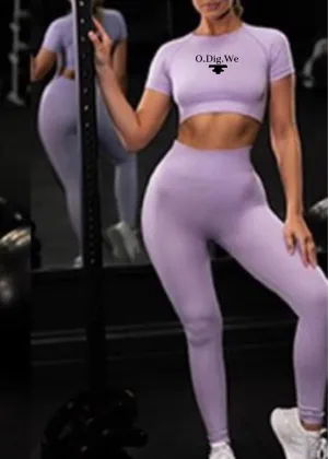 "Stretch and Chill" Purple Leggings