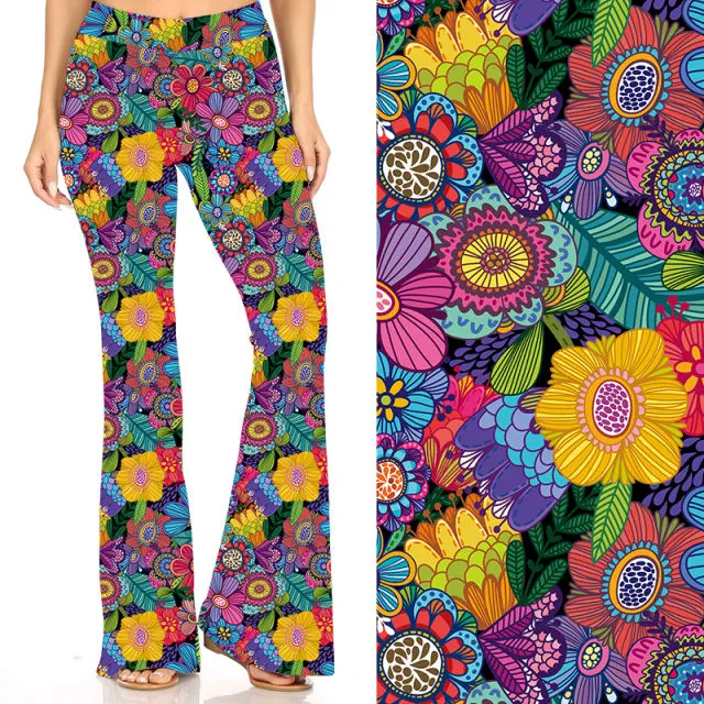 Radiant Blooms Deluxe Bell Bottoms