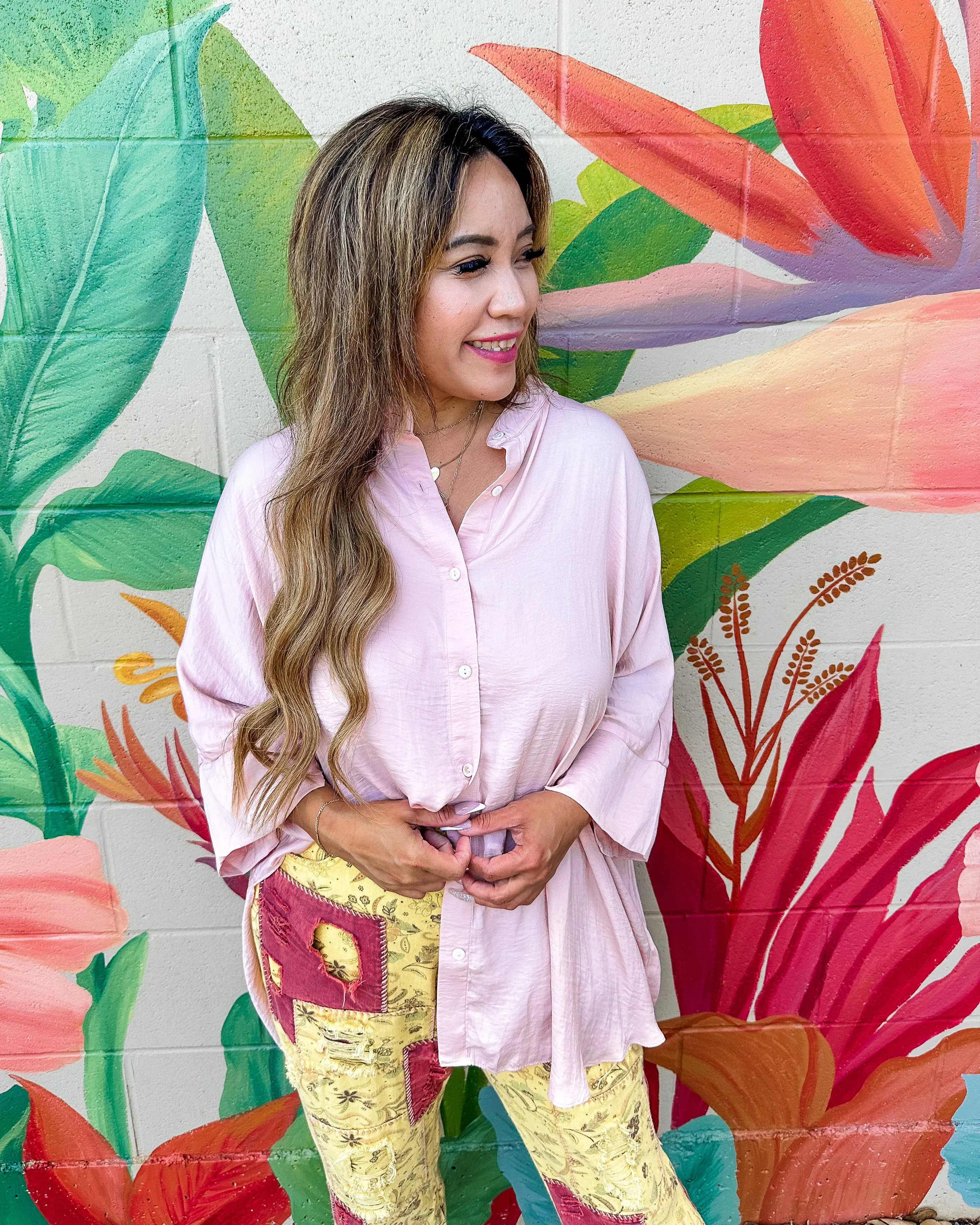 Raelynn Blouse - Blush (M)