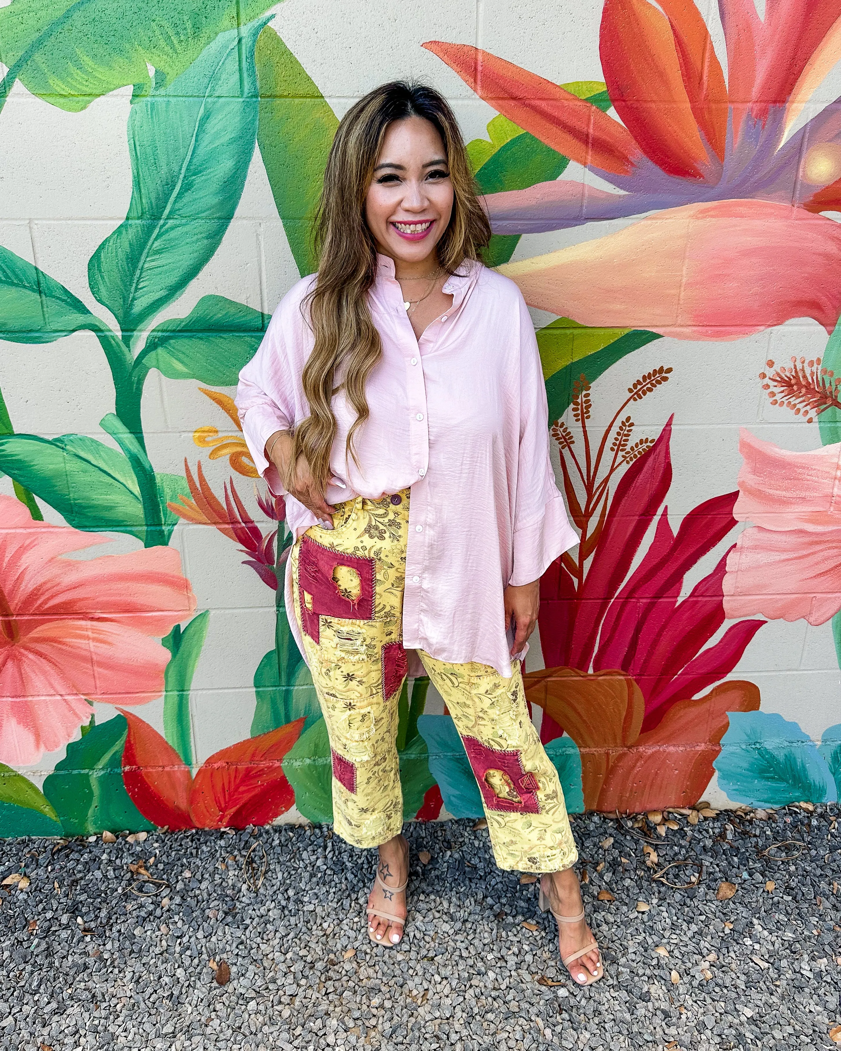 Raelynn Blouse - Blush (M)