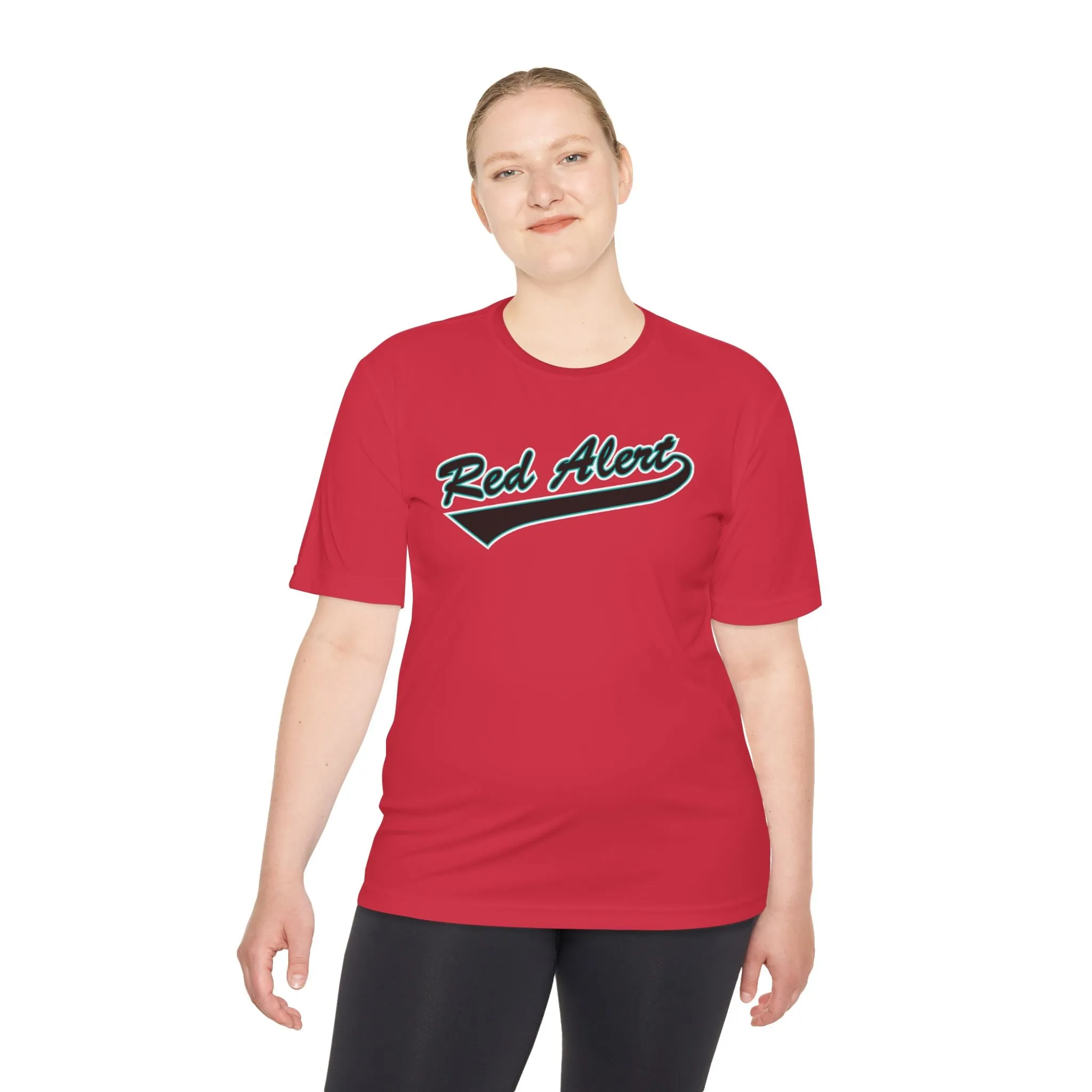 Red Alert - Swoosh Unisex Moisture Wicking Tee