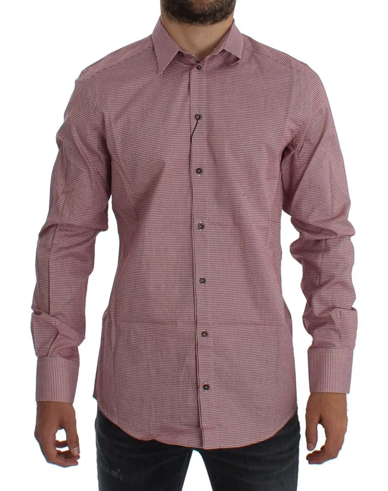 Red White GOLD Slim Fit Formal Dress Shirt