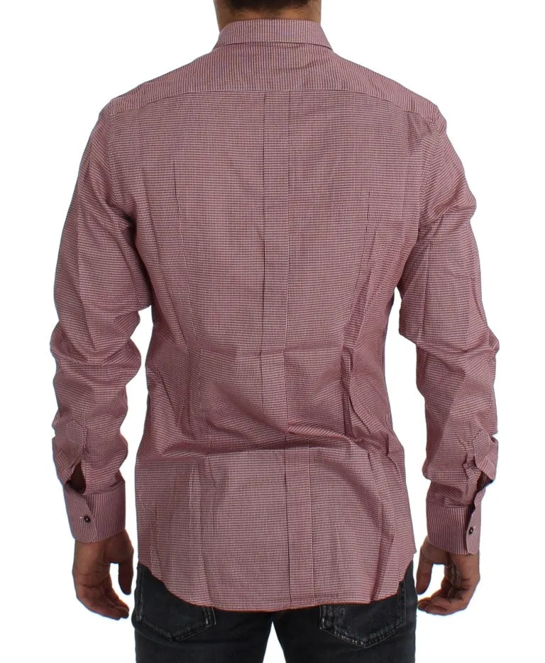 Red White GOLD Slim Fit Formal Dress Shirt